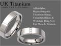 Titanium & Tungsten Wedding Rings